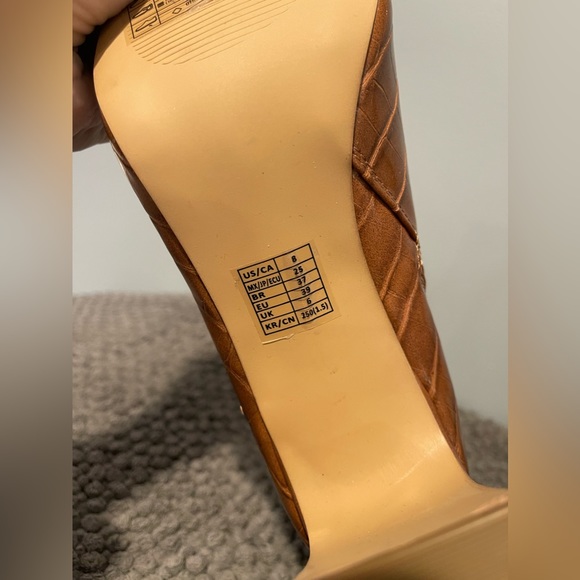 Forever 21 Faux Leather Heeled Boots - Picture 4 of 4